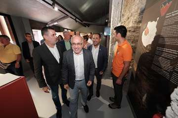 El Centro de Interpretación de Risco Caído, preparado para recibir a visitantes (Foto TA)